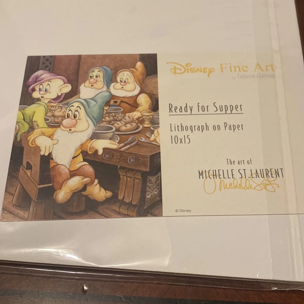 Disney fine art ready for supper lithograph on paper - Picture 5 of 7